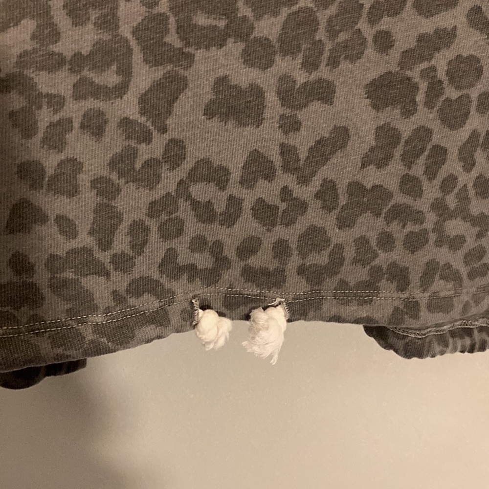 Leopard Print Sundry Drawstring Hoodie - image 2